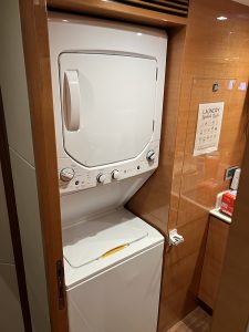 112′ Westport washer and dryer unit in marine setting, showcasing appliance repair services by Appliances of Broward during winter sale.