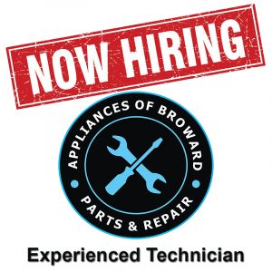 Appliances of Broward Now Hiring