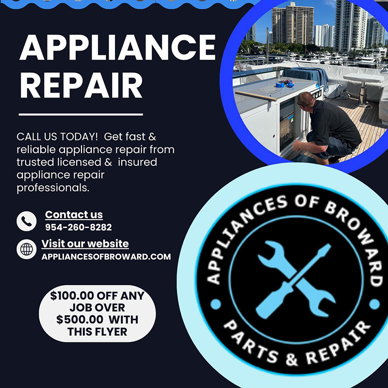 Broward County Appliance Repair Sale!