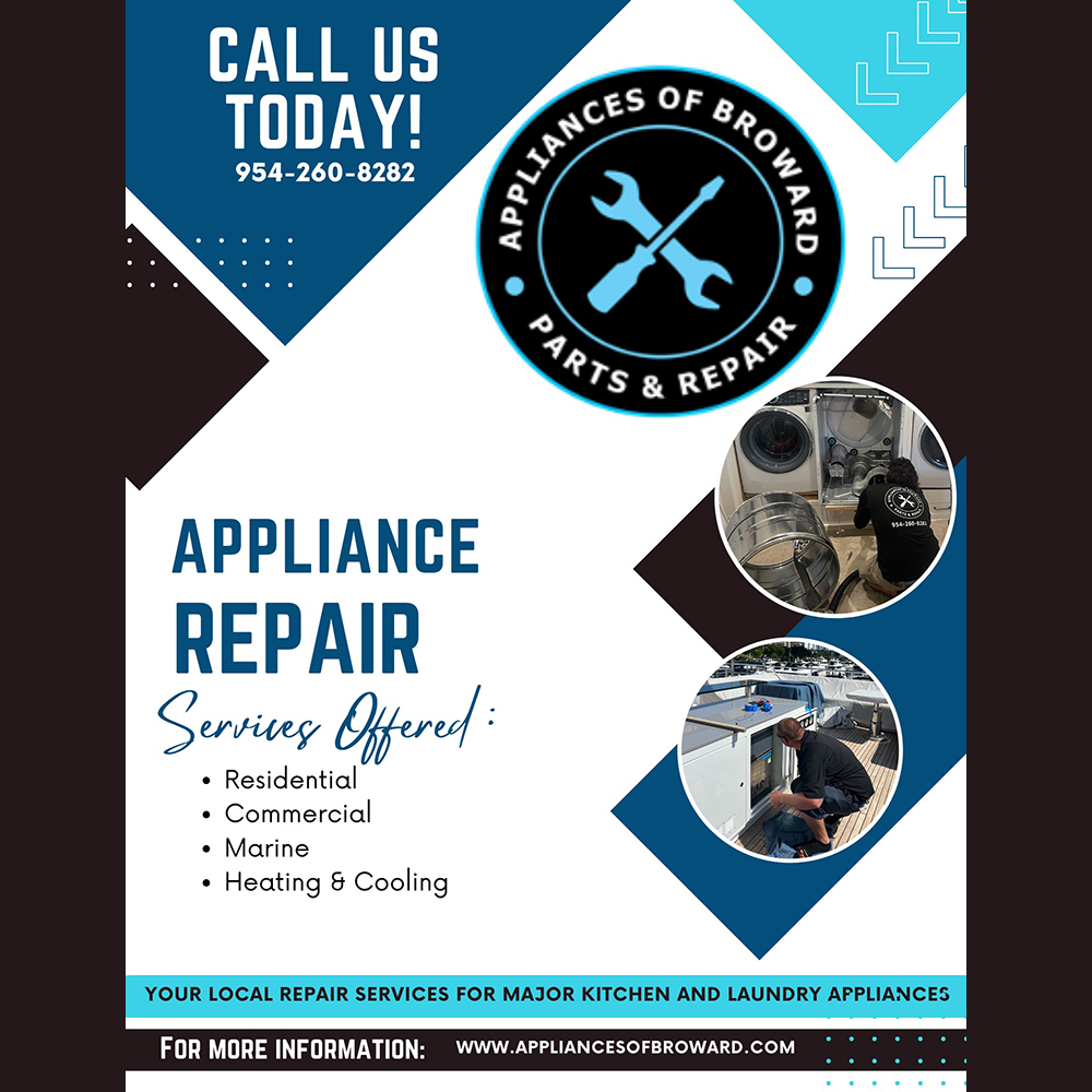 Broward County Marine Appliance Repair Experts - Appliances of Broward