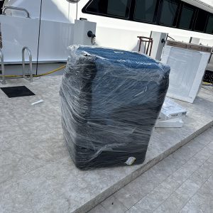 Samsung Marine Washer & Dryer Installation on a Motor Yacht at Coral Ridge Yacht Club