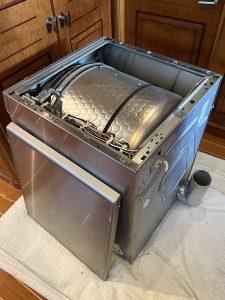 Servicing Dryer on a Motor Yacht Broward County